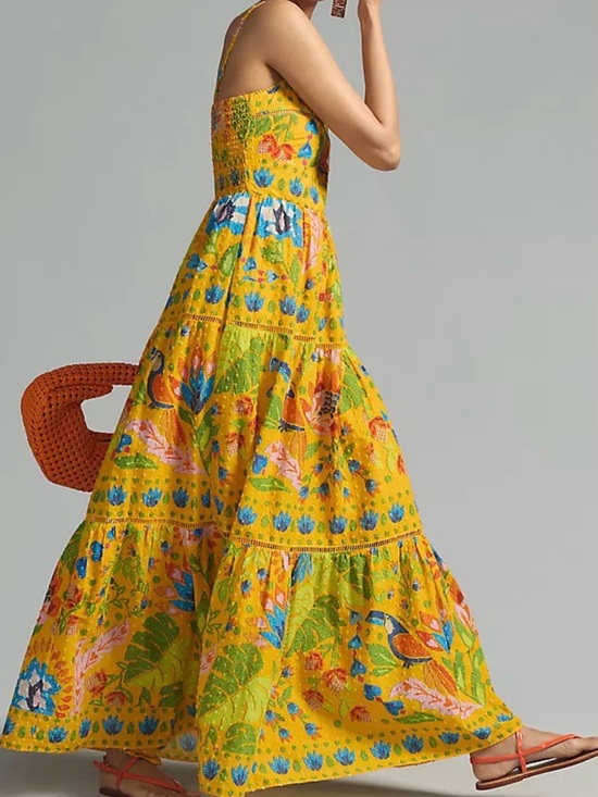 FARM Rio Dresses & Skirts - Farm Rio Summer Garden Maxi Dress XXS